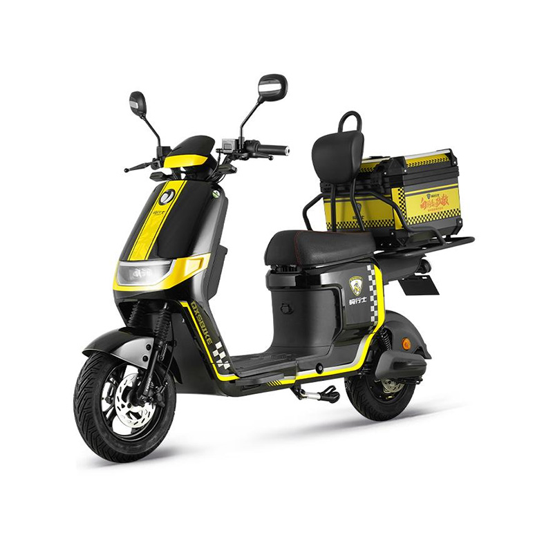 Yousu Cyclist high-end e-motorcycle A5, electric motorsiklo na may front bumper, backrest at malaking kahon ng kapasidad